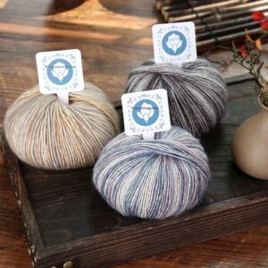 Camouflage Cotton Thread Hand Knitting Crochet Combed Wool Ball
